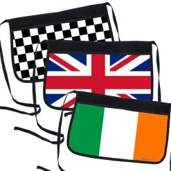 BarProducts.com KITCHEN, DINING & SERVICE Flags Of The World Two-Pocket Kolorcoat™ Server Apron