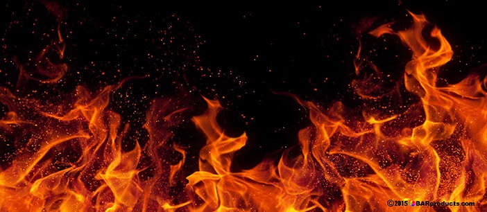 flames-flair-bottle.jpg BarProducts.com Kolorcoat™ Flair Bottle - Flames Design - 750ml BAR TOOLS