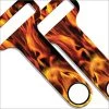 BarProducts.com HAMMERHEAD™ Bottle Opener - Flames Bartending Bottle Openers