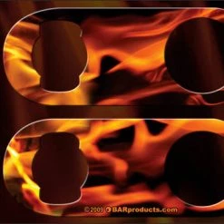 BarProducts.com Mini Speed Bottle Opener / Bar Key - Flames BAR TOOLS