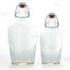 BarProducts.com Flask Glass Bottle W/ Swing Top - Available In 8.5 Or 17 Ounce Master Mixology
