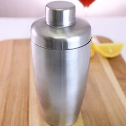 BarProducts.com BAR TOOLS 3 Piece Stainless Steel Flat Top Cocktail Shakers