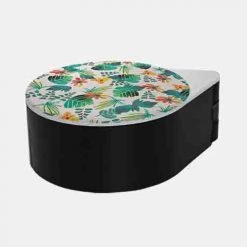 BarProducts.com BAR SUPPLIES Glass Rimmer Lid - Floral Pattern