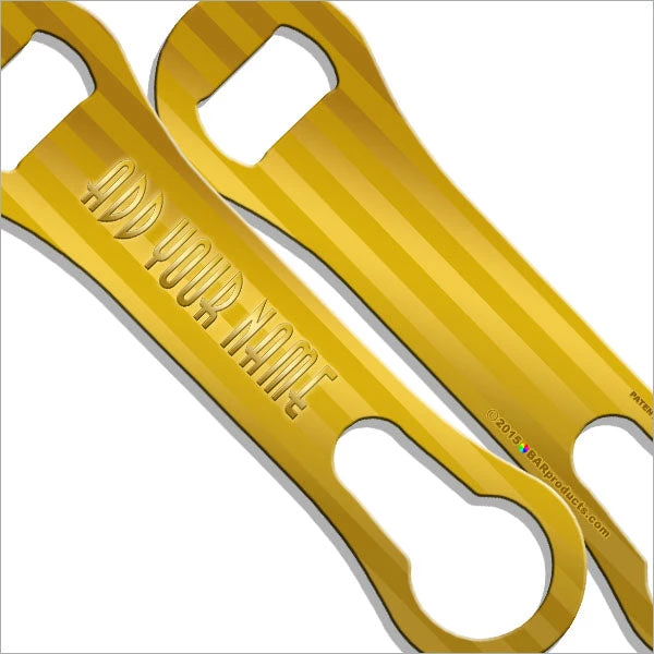 foil-effect-ayn-gold.jpg BarProducts.com ADD YOUR NAME V-ROD® Bottle Opener – Foil Wrap – Several Color Options BAR TOOLS