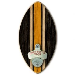 BarProducts.com Football Wall-Mounted Wooden Plaque Bottle Openers - Several Team Color Options Bartending Bottle Openers