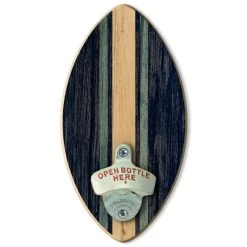 BarProducts.com Football Wall-Mounted Wooden Plaque Bottle Openers - Several Team Color Options Bartending Bottle Openers