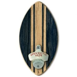 BarProducts.com Football Wall-Mounted Wooden Plaque Bottle Openers - Several Team Color Options Bartending Bottle Openers