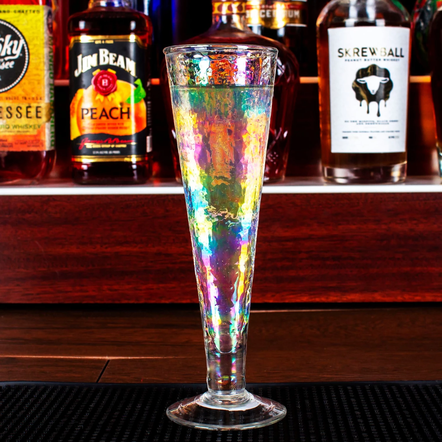 footed-Champagne-Glass-Iridescent-scene1.jpg BarProducts.com Footed Champagne Glass - Iridescent - 6 Ounce
