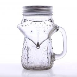 BarProducts.com BarConic® Fox Mason Jar With Handle - 16 Ounce SPECIAL COLLECTIONS