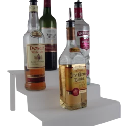 BarProducts.com BAR DECOR Liquor Bottle Shelves - Frosted Acrylic - Options Available