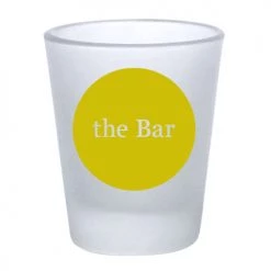 BarProducts.com PRODUCT DESIGNER 1.75oz Custom BarConic® Frosted Shot Glass