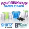 BarProducts.com BarConic® / SHOTZ® Plastic Fun Drinkware Sample Pack BAR SUPPLIES