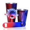 BarProducts.com Bartending Set With Speed Opener And 18 Oz. Shaker – 4 Piece Color Fusion Bar Sets & Package Specials