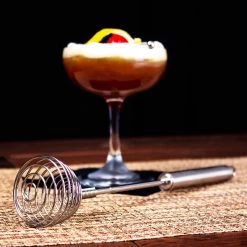 BarProducts.com SPECIAL COLLECTIONS Galaxy Spring Bar Whisk - Stainless Steel