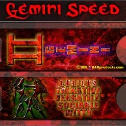 BarProducts.com Speed Bottle Opener / Bar Key - Zodiac Series