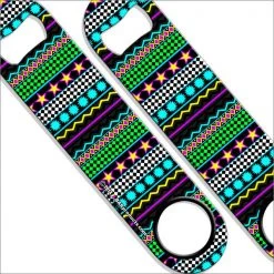 BarProducts.com Kolorcoat™ Speed Opener - Aztec -Geometric - V6 Bartending Bottle Openers