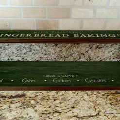 BarProducts.com Counter Caddies™ - Gingerbread Baking Co. - 24" STRAIGHT Shelf SPECIAL COLLECTIONS