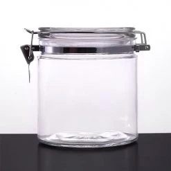 BarProducts.com Glass Canisters - Oval With Air Tight Lid - Size Options