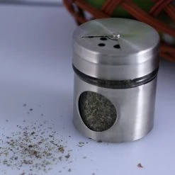 BarProducts.com Spice Shaker - Glass & Stainless Steel - 2 Ounce