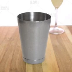 BarProducts.com BarConic® Cocktail Shaker Tin 18oz. – Silver Glitter BAR TOOLS
