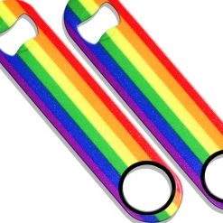 BarProducts.com Glitter Pride Kolorcoat™ Speed Bottle Opener Bartending Bottle Openers