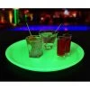 BarProducts.com Serving Supplies Glow In The Dark Round Serving Tray - 14"