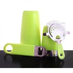 BarProducts.com BAR TOOLS Glow In The Dark Vinylworks™ 4 Piece Bar Set