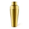 BarProducts.com BAR TOOLS Olea™ Parisian Style 2 Piece Cocktail Shaker - Gold Plated - 20 Ounce