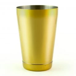 BarProducts.com Cocktail Shakers Cocktail Shaker Tin - 18 Ounce Weighted - Reflective Gold