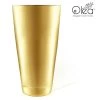 BarProducts.com Master Mixology Olea™ Cocktail Shaker - Gold Plated - 28oz Weighted