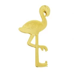 BarProducts.com BarConic® Flamingo Zinc Alloy Bottle Opener - Gold Plated