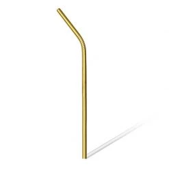 BarProducts.com BarConic® Straw - Gold Plated Curved Master Mixology