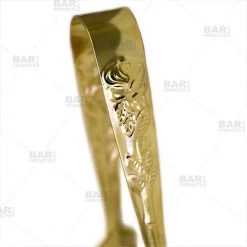 BarProducts.com Gold Plated 4 Inch Sugar Tongs