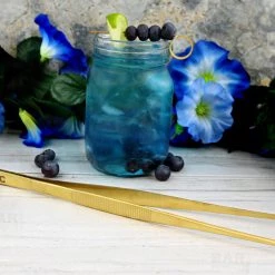 BarProducts.com Olea™ Gold Plated Long Garnish Tongs