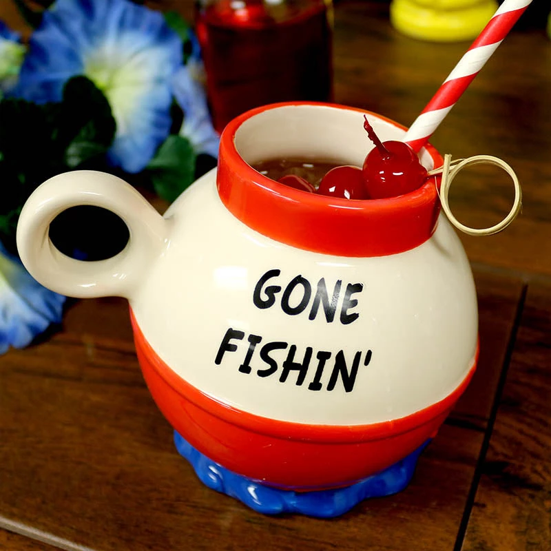 gone-fishin-bobber-mug-bpc-5.jpg BarProducts.com BAR SUPPLIES Tiki Mug - Fishing Bobber - 20 Ounce