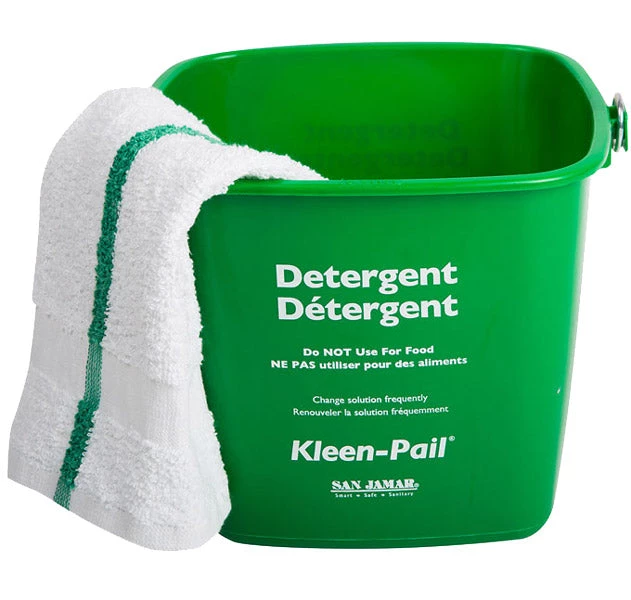 green-kleen_pails-cleaning-solutions-1_1.jpg BarProducts.com BAR SUPPLIES San Jamar® Kleen-Pails® Sanitation / Cleaning Buckets
