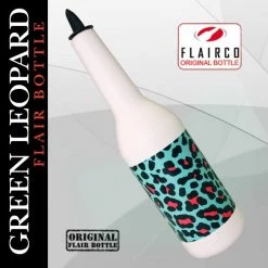BarProducts.com Kolorcoat™ Flair Bottle - Green Leopard Print Design - 750ml BAR TOOLS