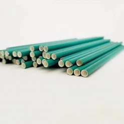 BarProducts.com BarConic® "Eco-Friendly" Paper Straws - 7 3/4" Solid Green - 100 Pack BAR SUPPLIES 5 BarProducts.com BarConic®