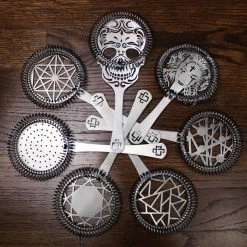 BarProducts.com Cocktail Designs Strainer - Skull Cocktail Strainers