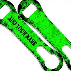 BarProducts.com BAR TOOLS ADD YOUR NAME V-ROD® Bottle Opener – Grunge – Several Color Options