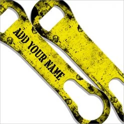 BarProducts.com BAR TOOLS ADD YOUR NAME V-ROD® Bottle Opener – Grunge – Several Color Options
