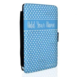 BarProducts.com KITCHEN, DINING & SERVICE ADD YOUR NAME Guest Check Pad Holder - Blue Polka Dots