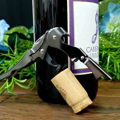 BarProducts.com BAR TOOLS Corkscrew / Wine Opener - Double Lever - Gunmetal Plated