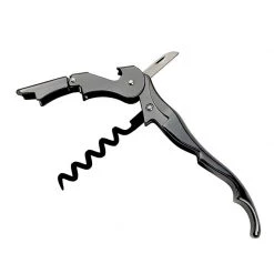 BarProducts.com BAR TOOLS Corkscrew / Wine Opener - Double Lever - Gunmetal Plated
