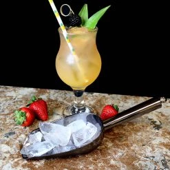 BarProducts.com Olea™ Ice Scoop - Gun Metal 3 BarProducts.com Olea™ Ice Scoop - Gun Metal