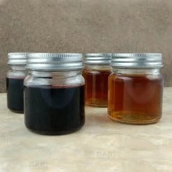 BarProducts.com Mini Mason Glass Jars - W/lids - 2.5 Ounces - 4 Pack BAR SUPPLIES