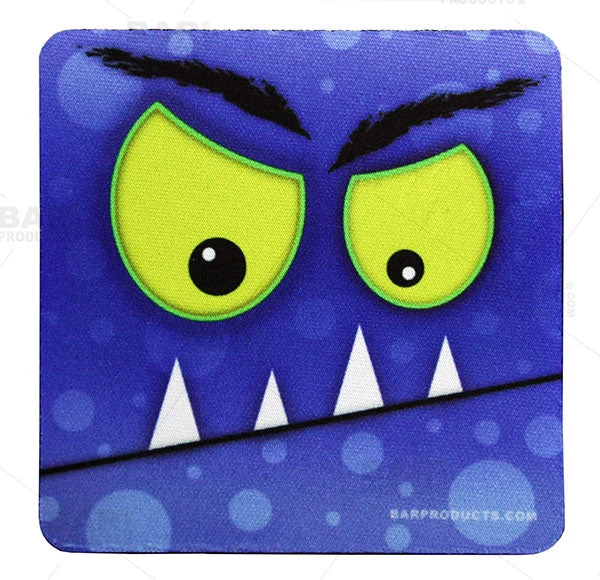 halloween-coaster-monster-bpc.jpg BarProducts.com Halloween Themed Foam Coasters - 3.5 Inch Square BAR SUPPLIES