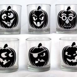BarProducts.com Votive/Shot Glass - Jack O'Lantern - 2.5 Ounce