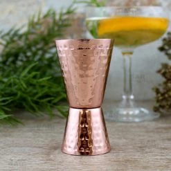 BarProducts.com Olea™ Hammered Copper Jigger - 1oz X 2oz