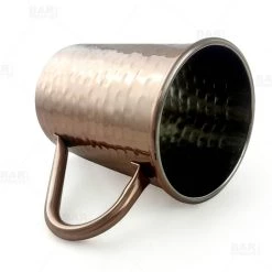 BarProducts.com BAR SUPPLIES Copper Plated Hammered Moscow Mule Classic - 18oz